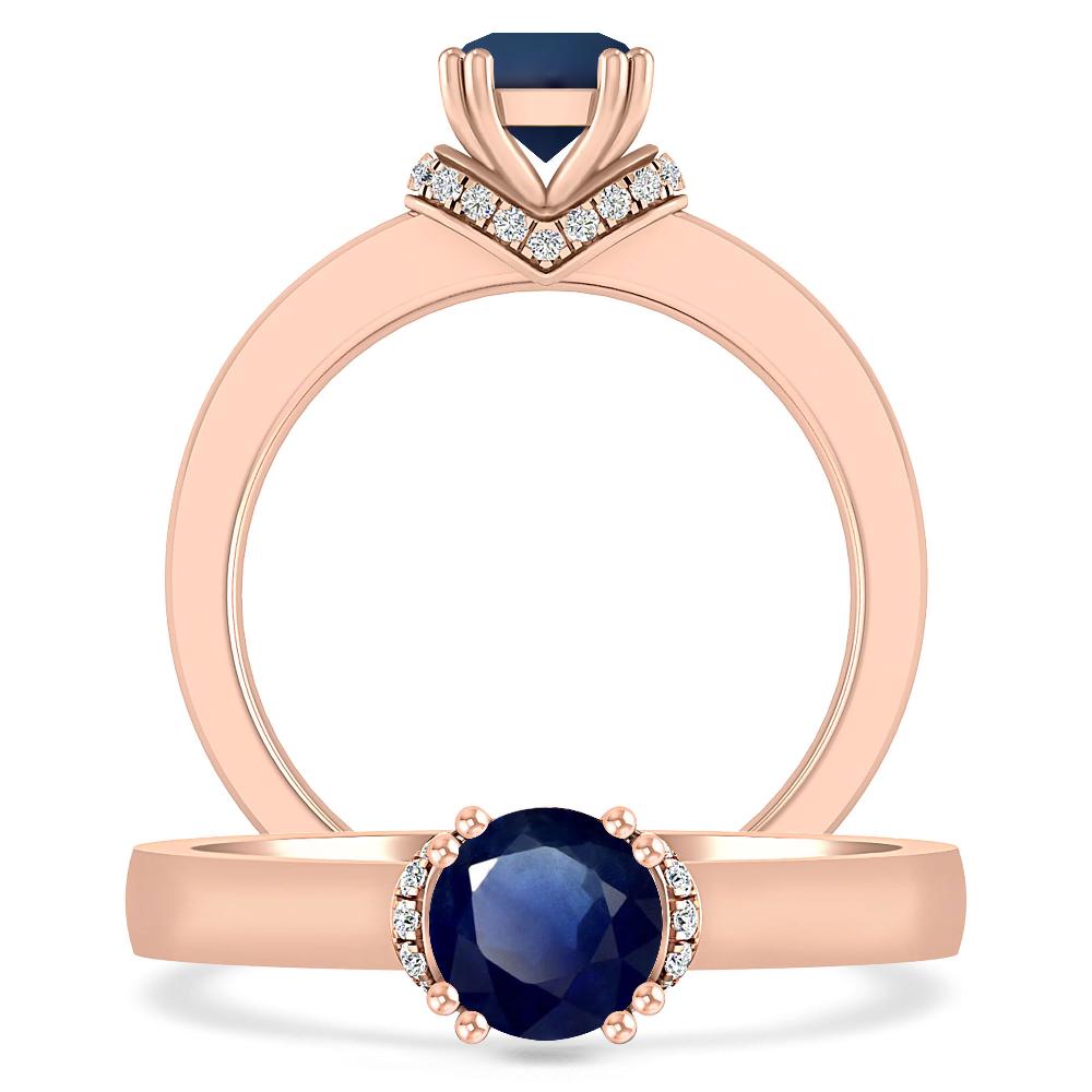 Rose Gold - Sapphire