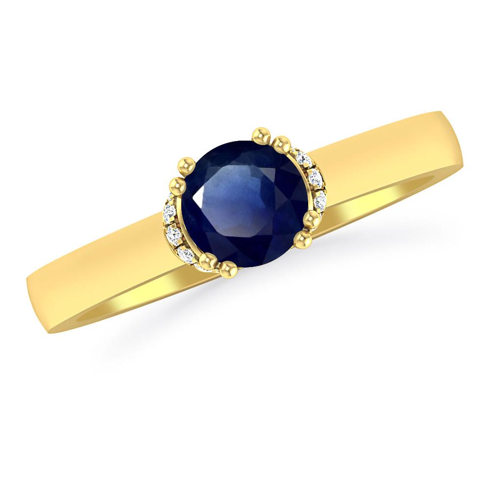 Yellow Gold - Sapphire