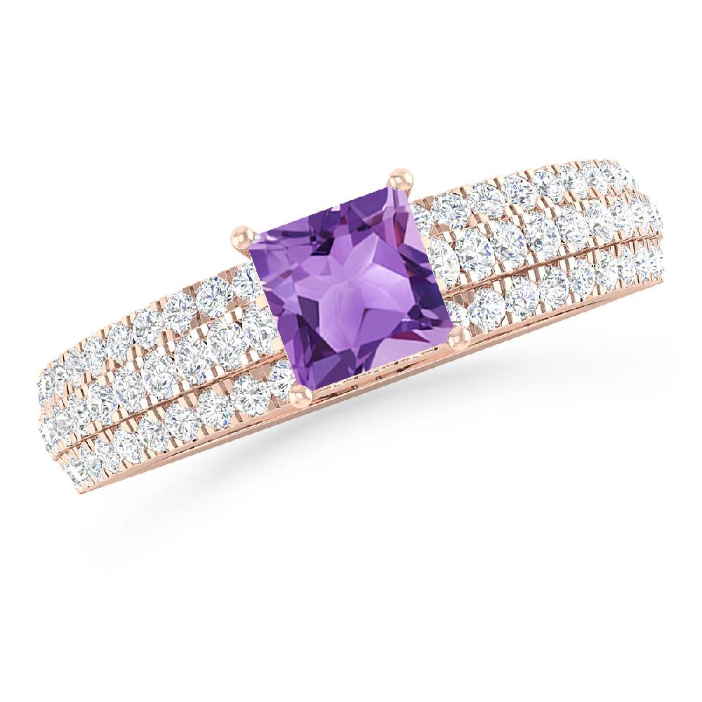 Rose Gold - Amethyst