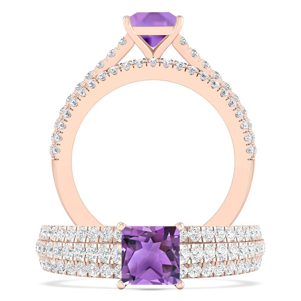 Rose Gold - Amethyst