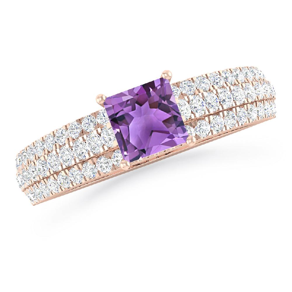 Rose Gold - Amethyst