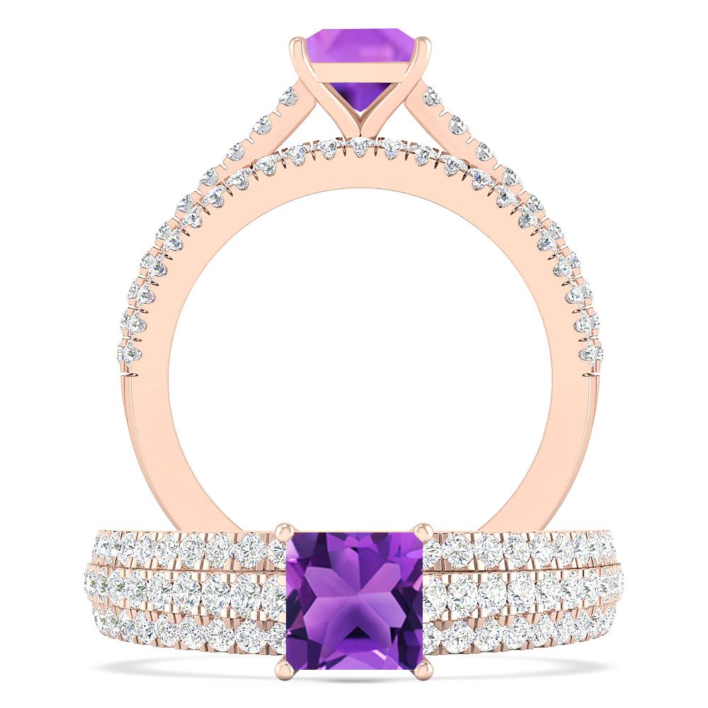 Rose Gold - Amethyst