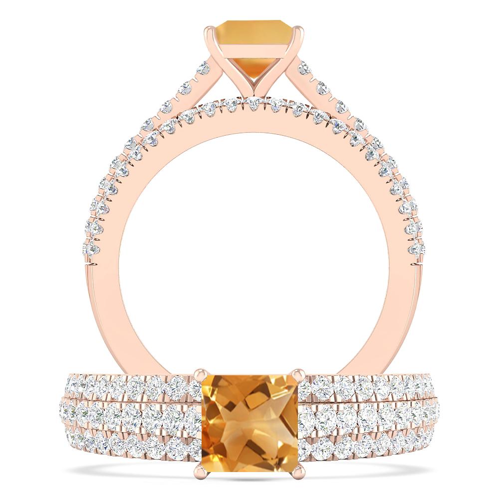 Rose Gold - Citrine