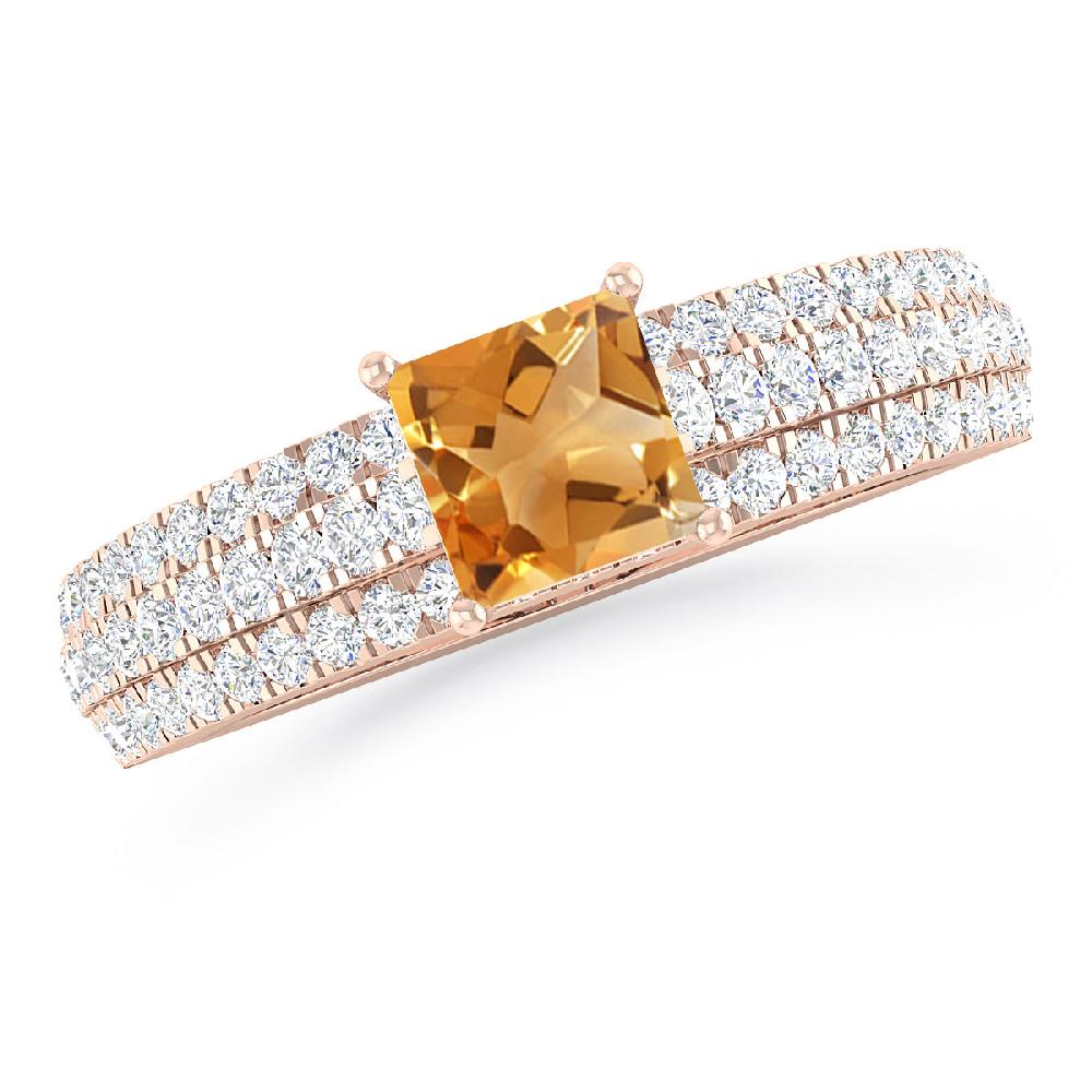 Rose Gold - Citrine