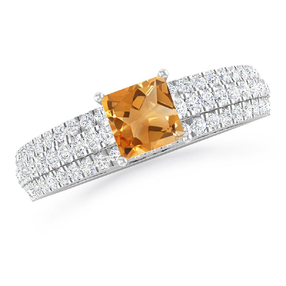 White Gold - Citrine