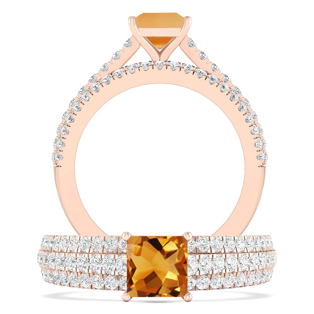 Rose Gold - Citrine