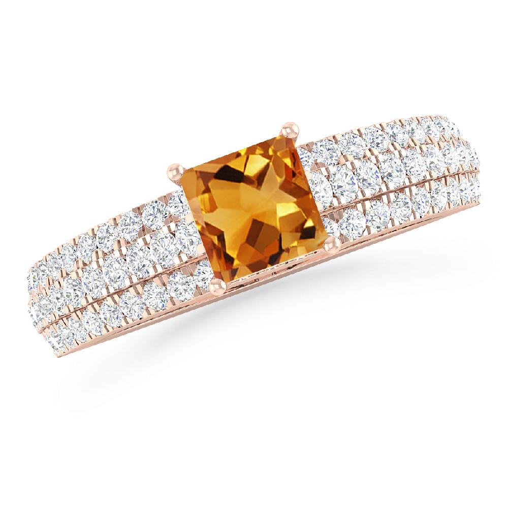 Rose Gold - Citrine