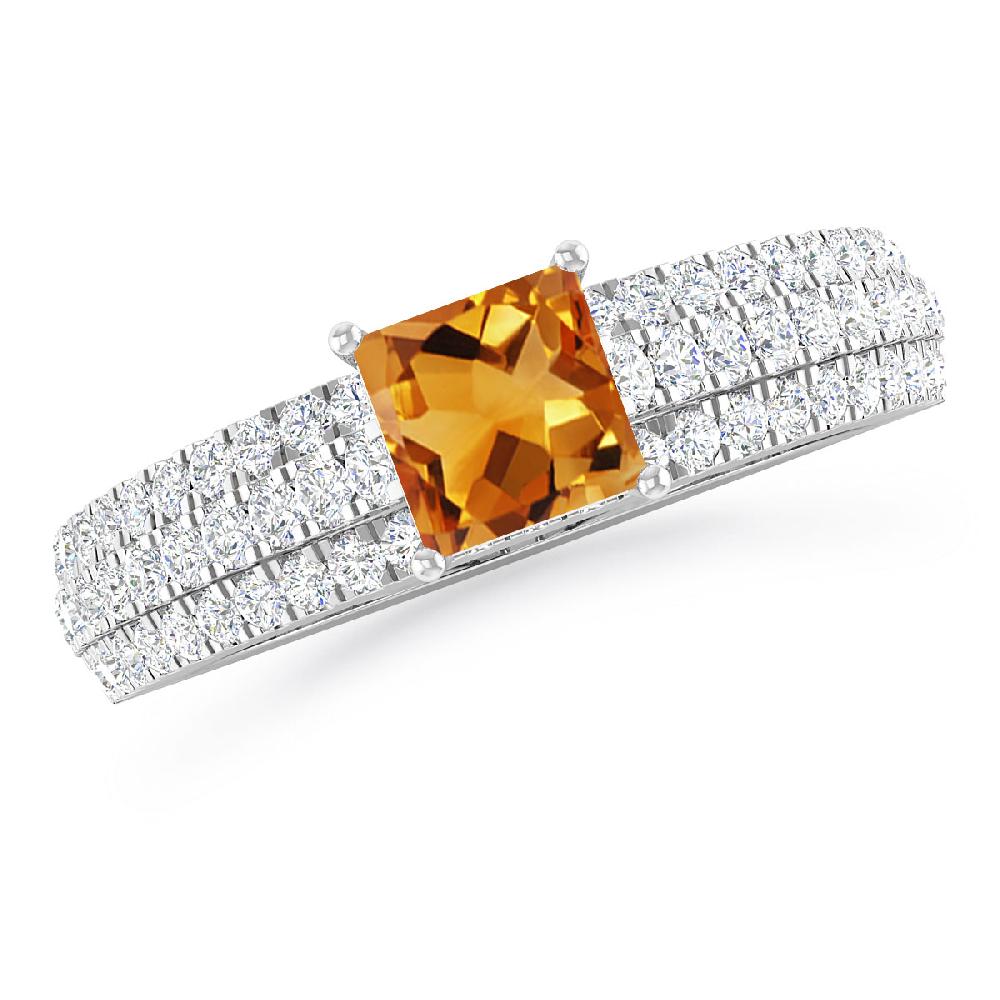 White Gold - Citrine