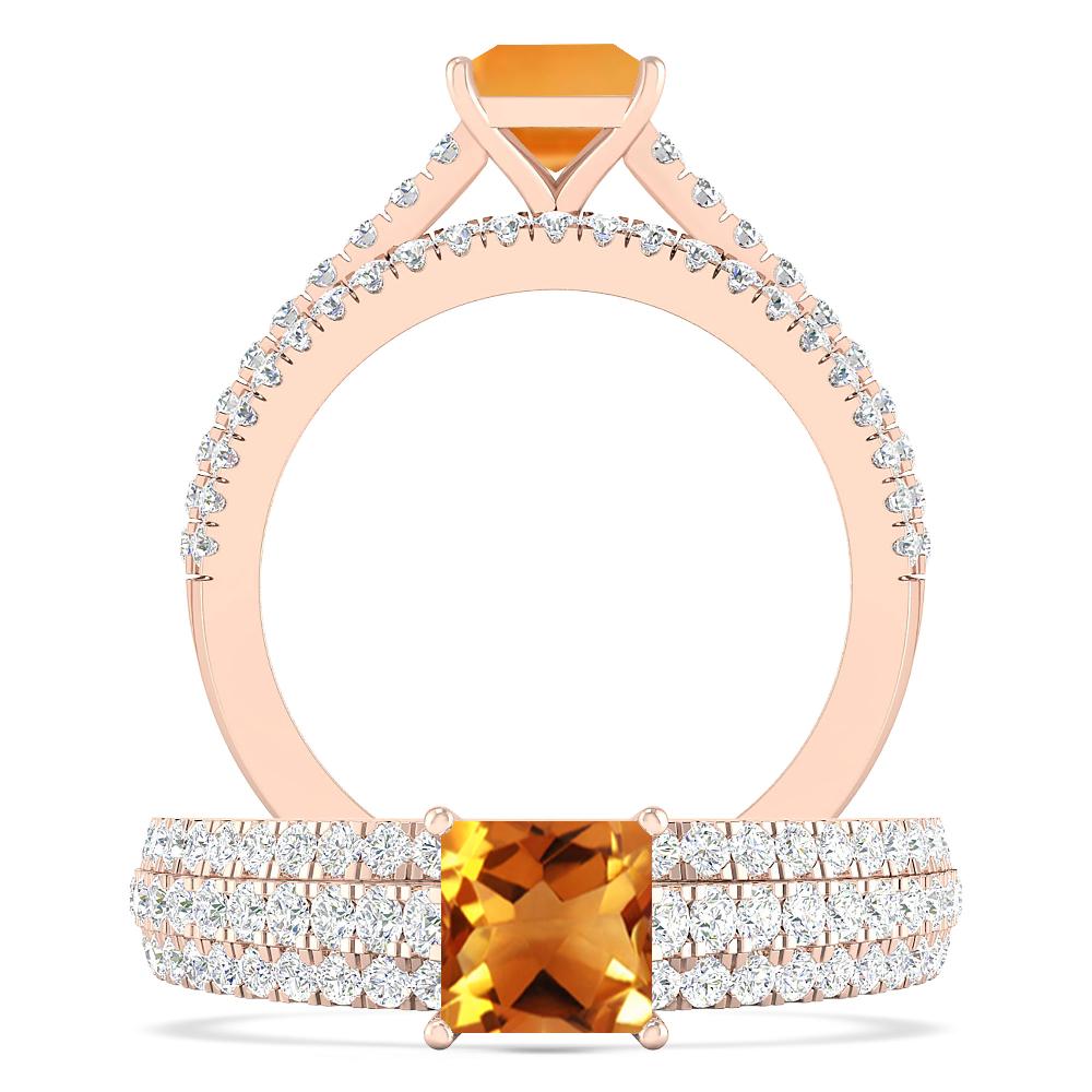 Rose Gold - Citrine