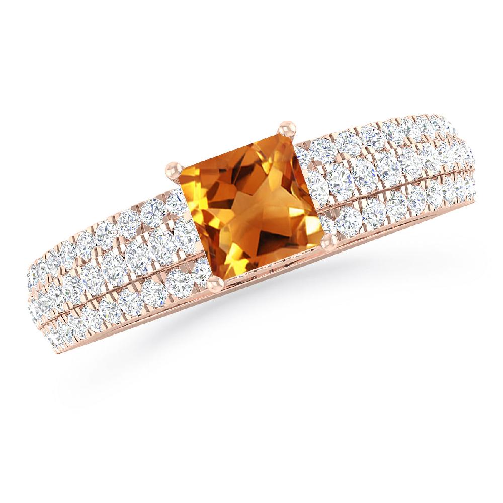 Rose Gold - Citrine