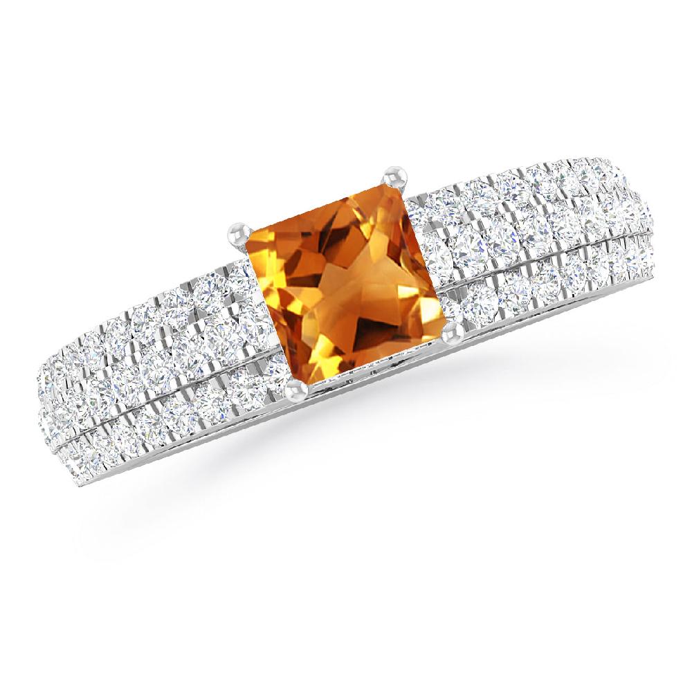 White Gold - Citrine