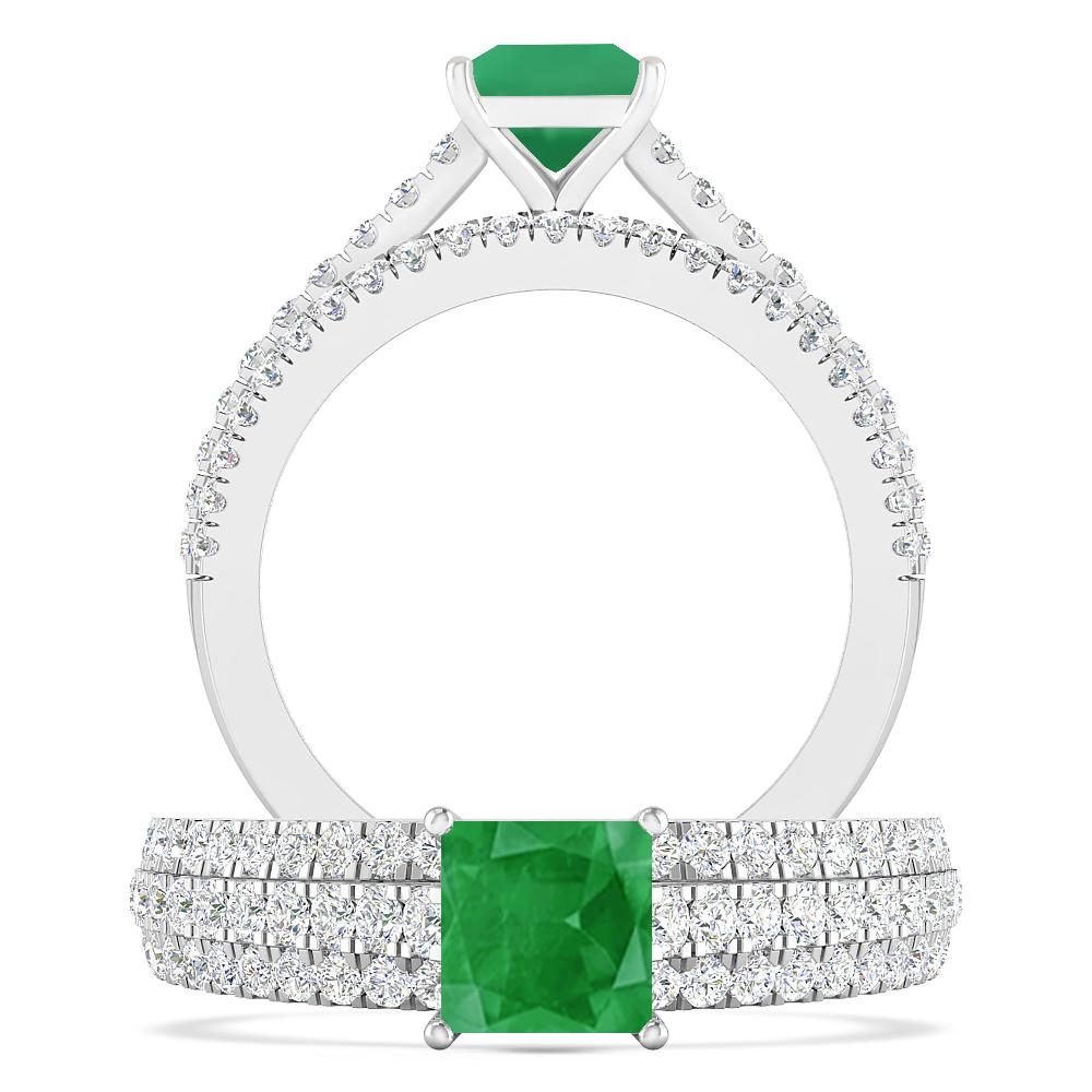 White Gold - Emerald