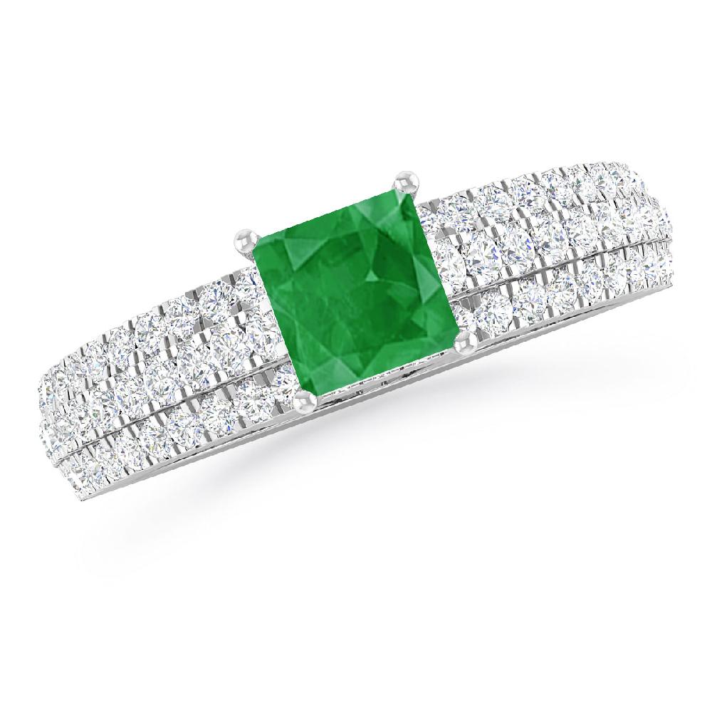 White Gold - Emerald