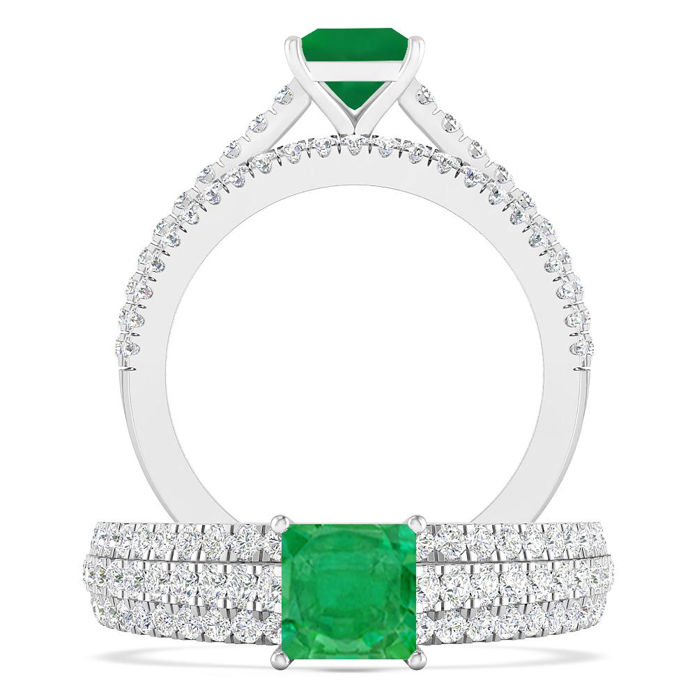 White Gold - Emerald