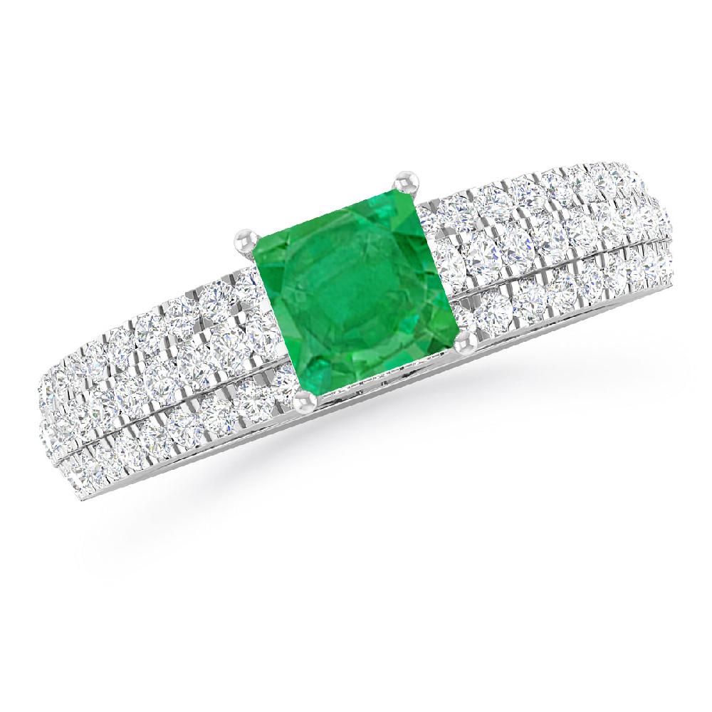 White Gold - Emerald