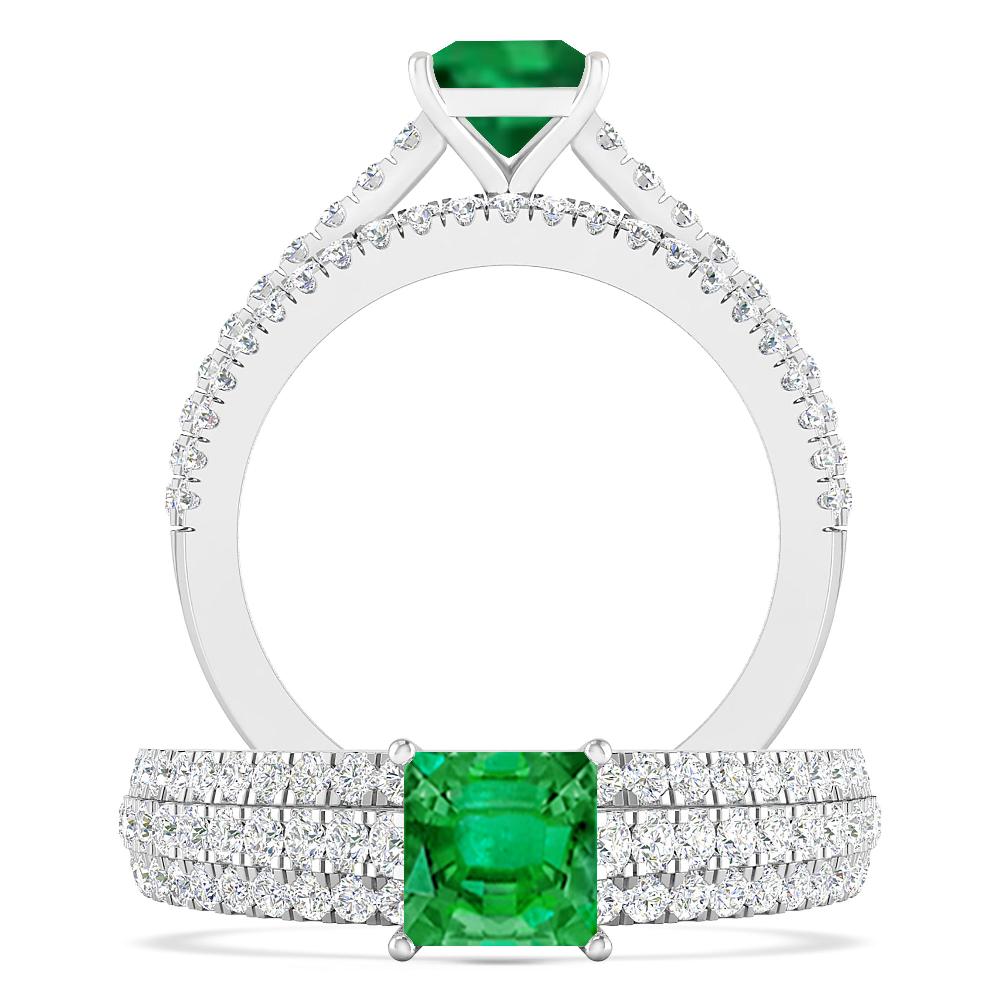 White Gold - Emerald