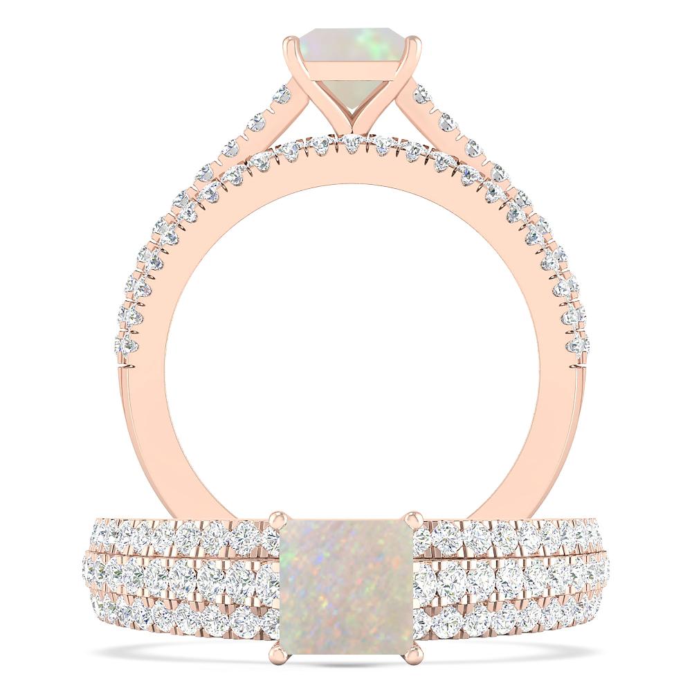 Rose Gold - Opal