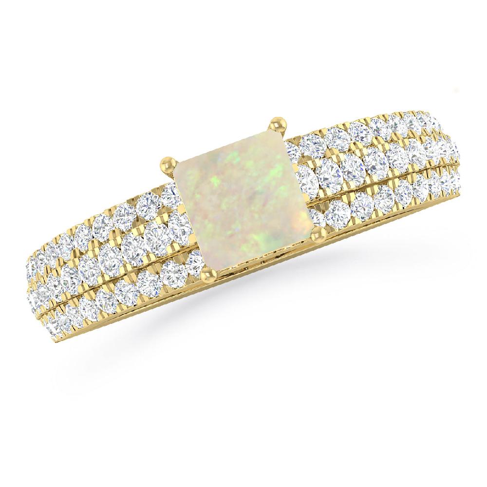 Yellow Gold - Opal