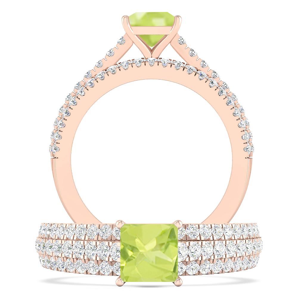 Rose Gold - Peridot