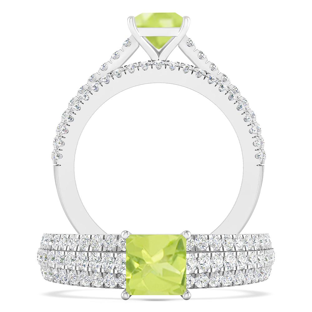 White Gold - Peridot