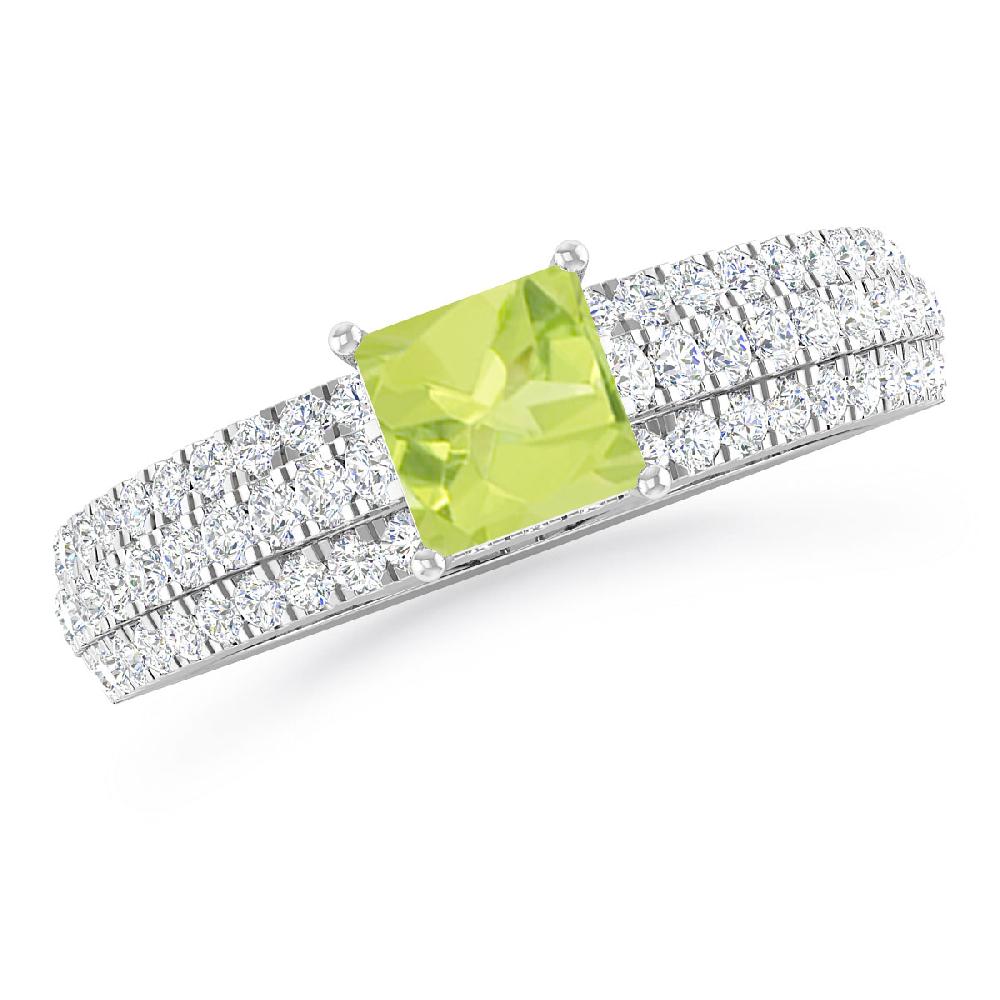 White Gold - Peridot