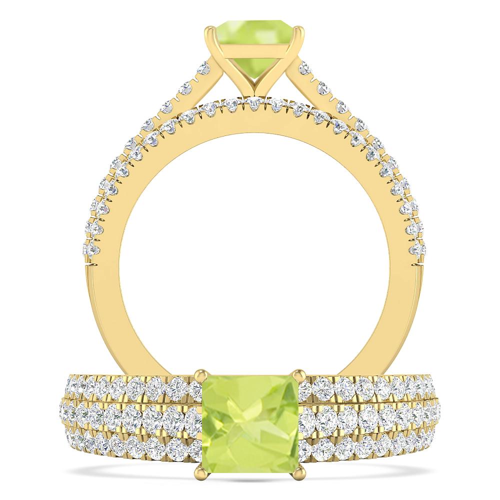 Yellow Gold - Peridot