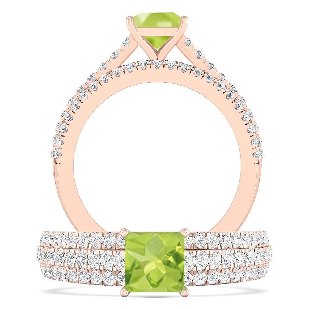 Rose Gold - Peridot