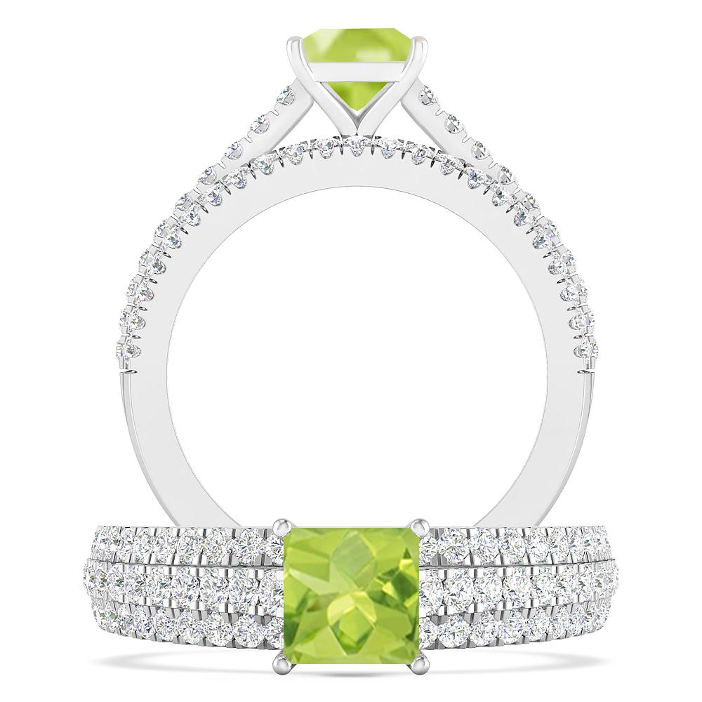 White Gold - Peridot