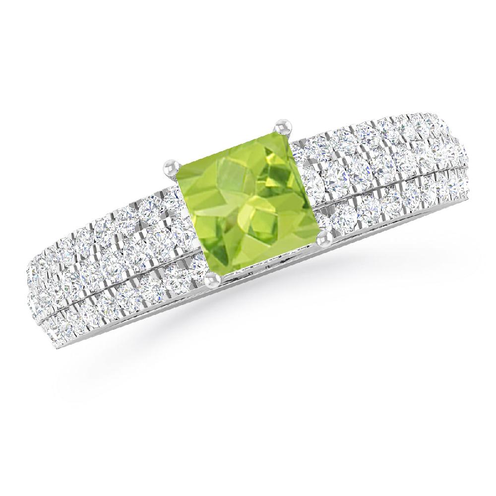 White Gold - Peridot