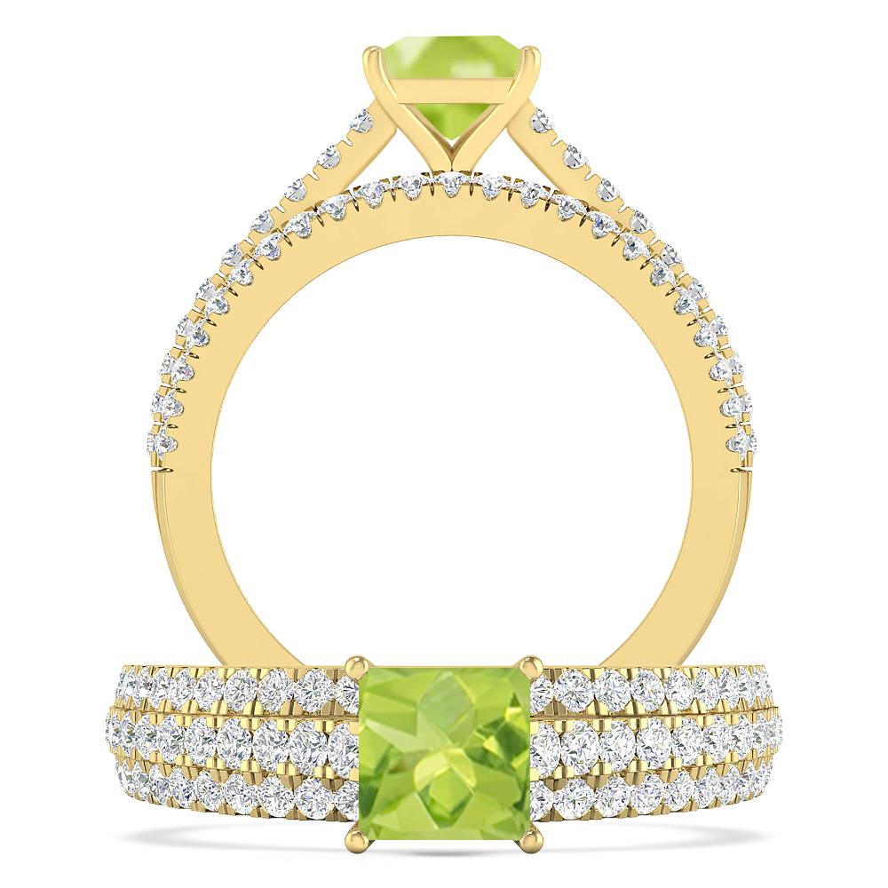 Yellow Gold - Peridot