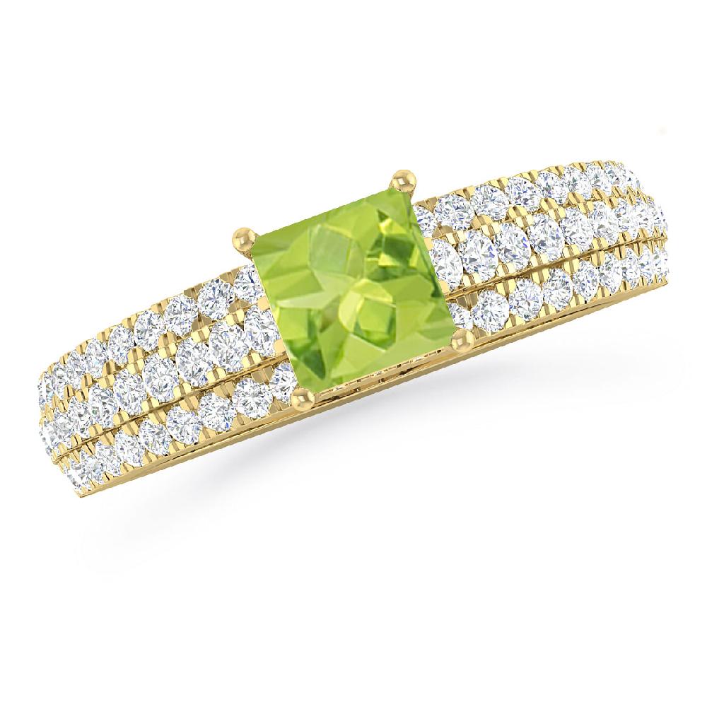 Yellow Gold - Peridot