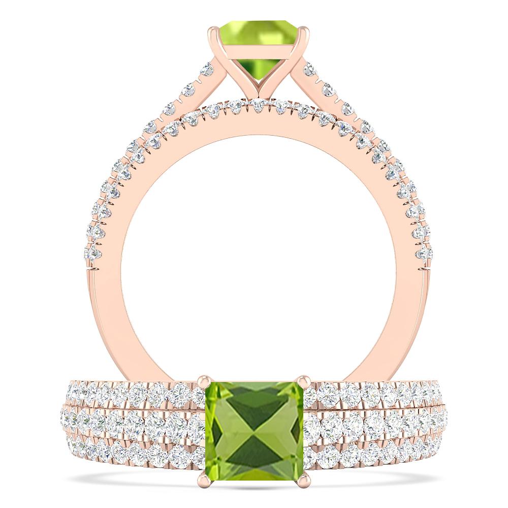 Rose Gold - Peridot