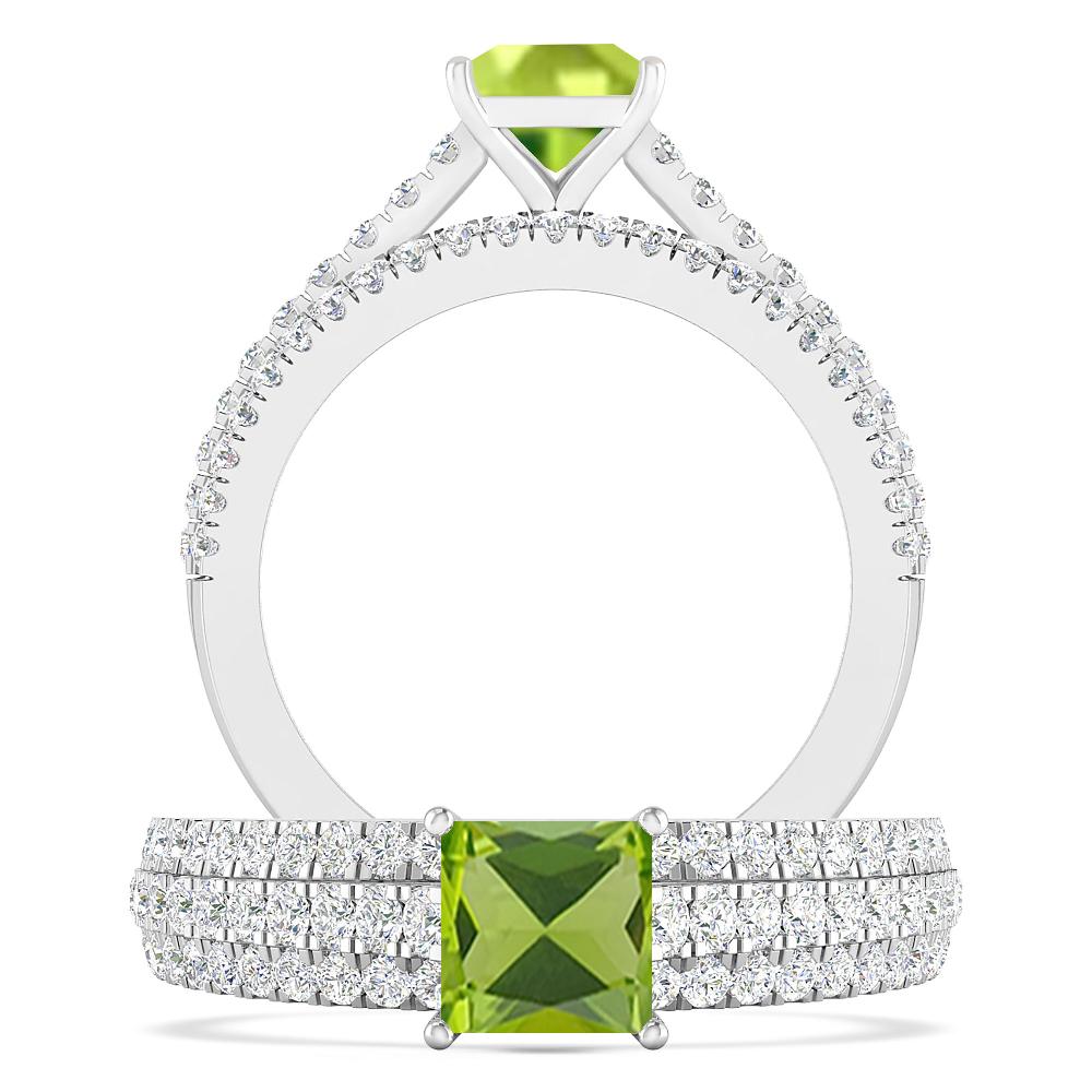 White Gold - Peridot