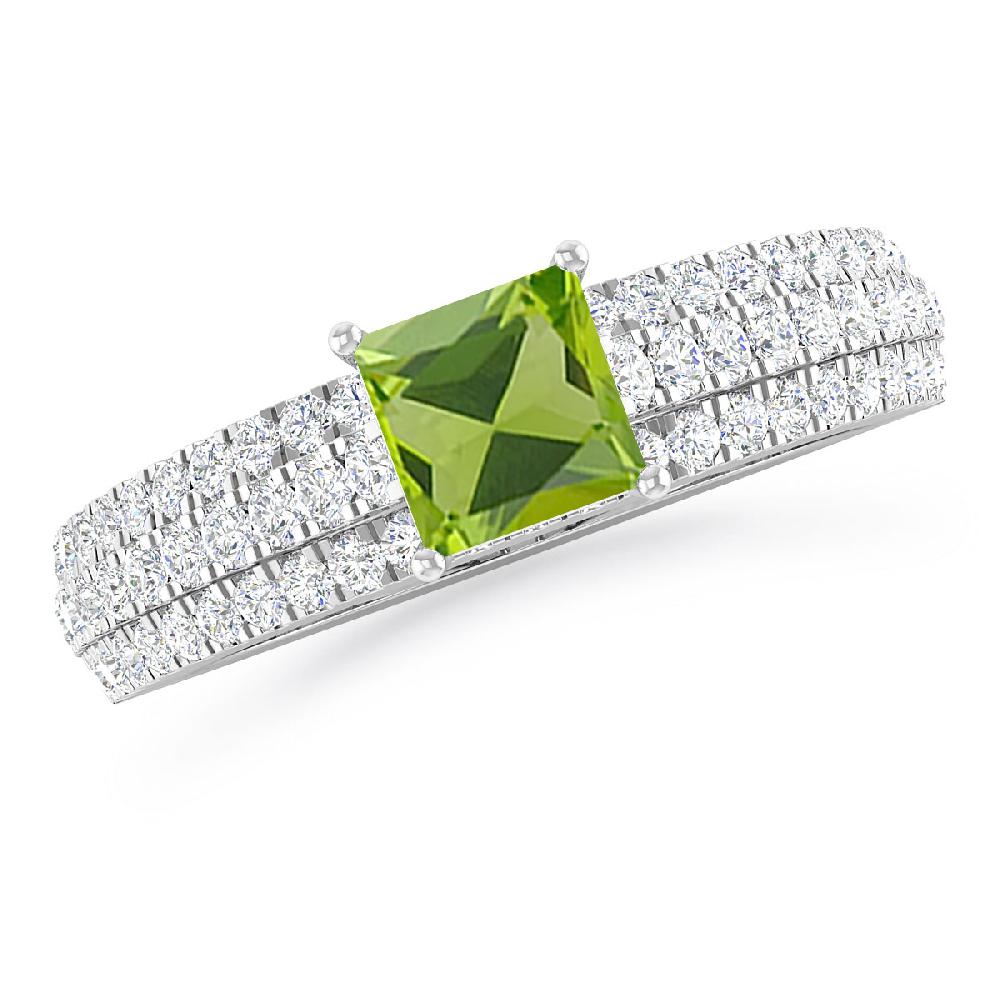 White Gold - Peridot