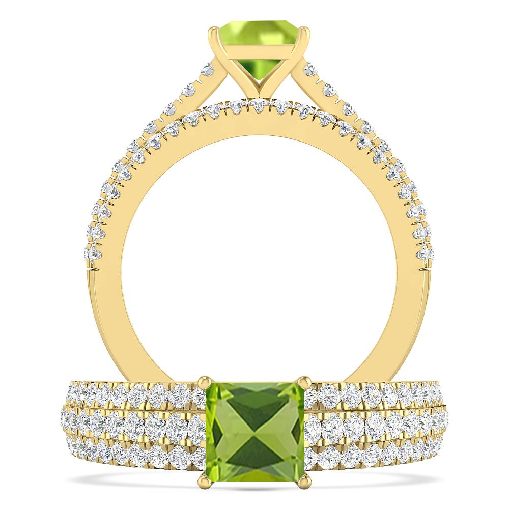 Yellow Gold - Peridot