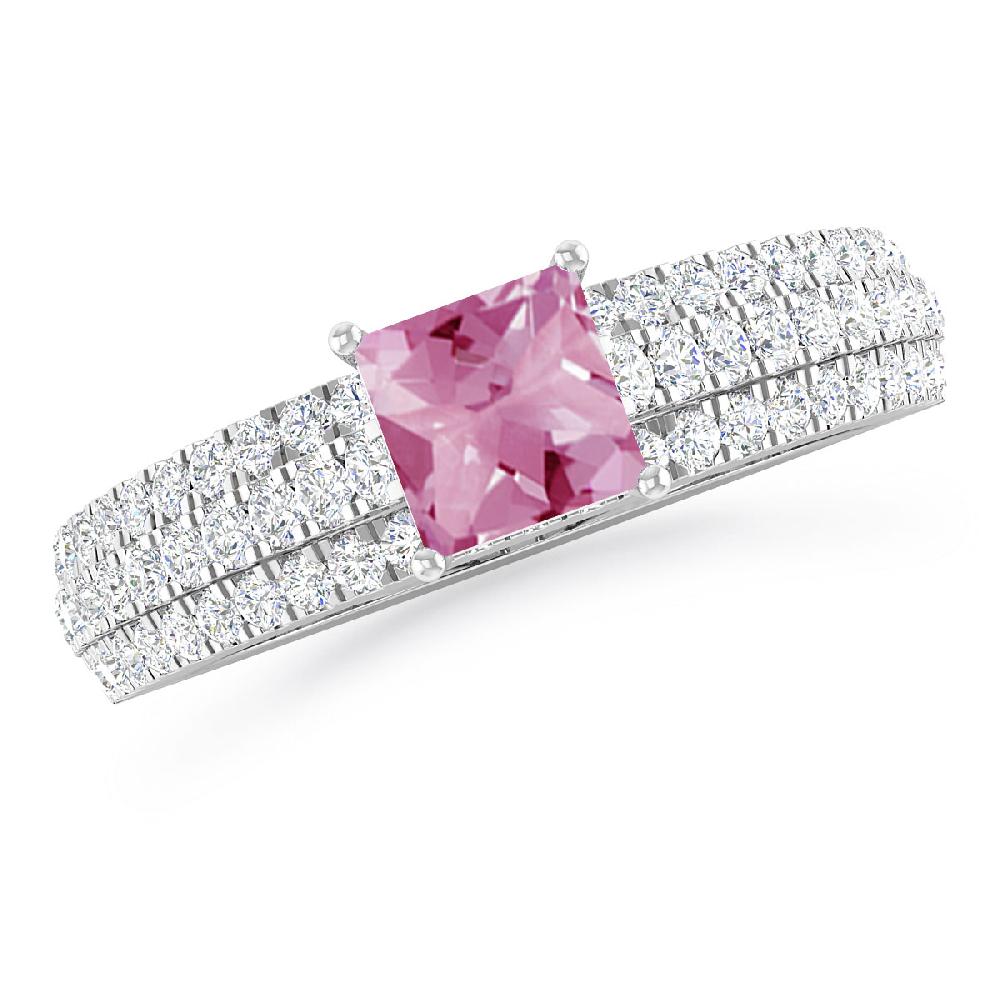 White Gold - Pink Tourmaline