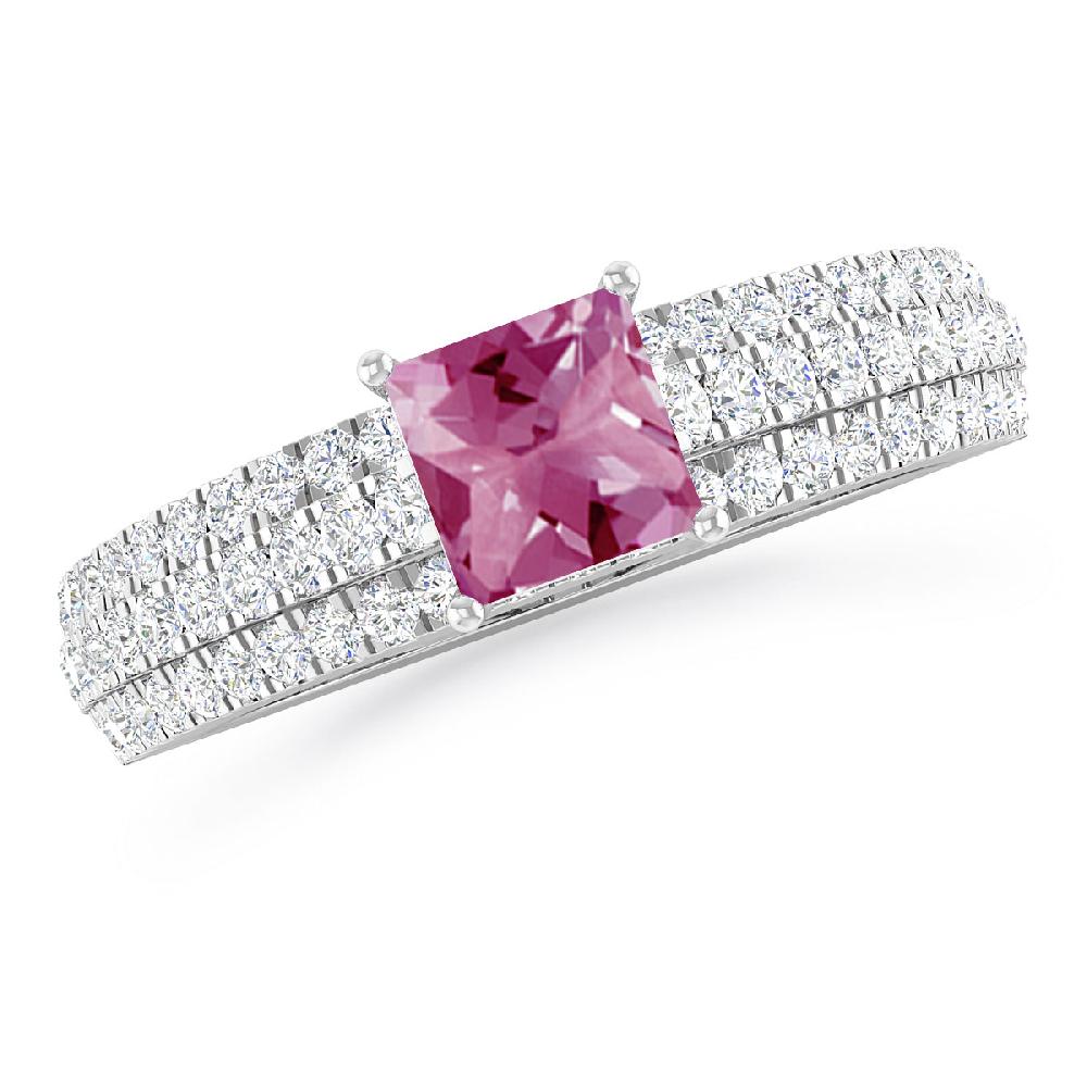 White Gold - Pink Tourmaline