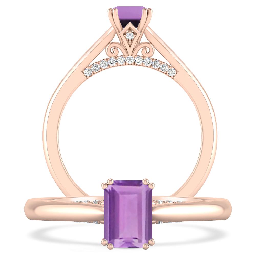 Rose Gold - Amethyst