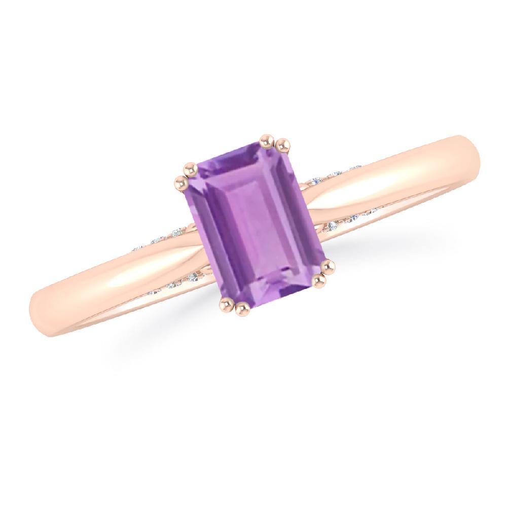 Rose Gold - Amethyst