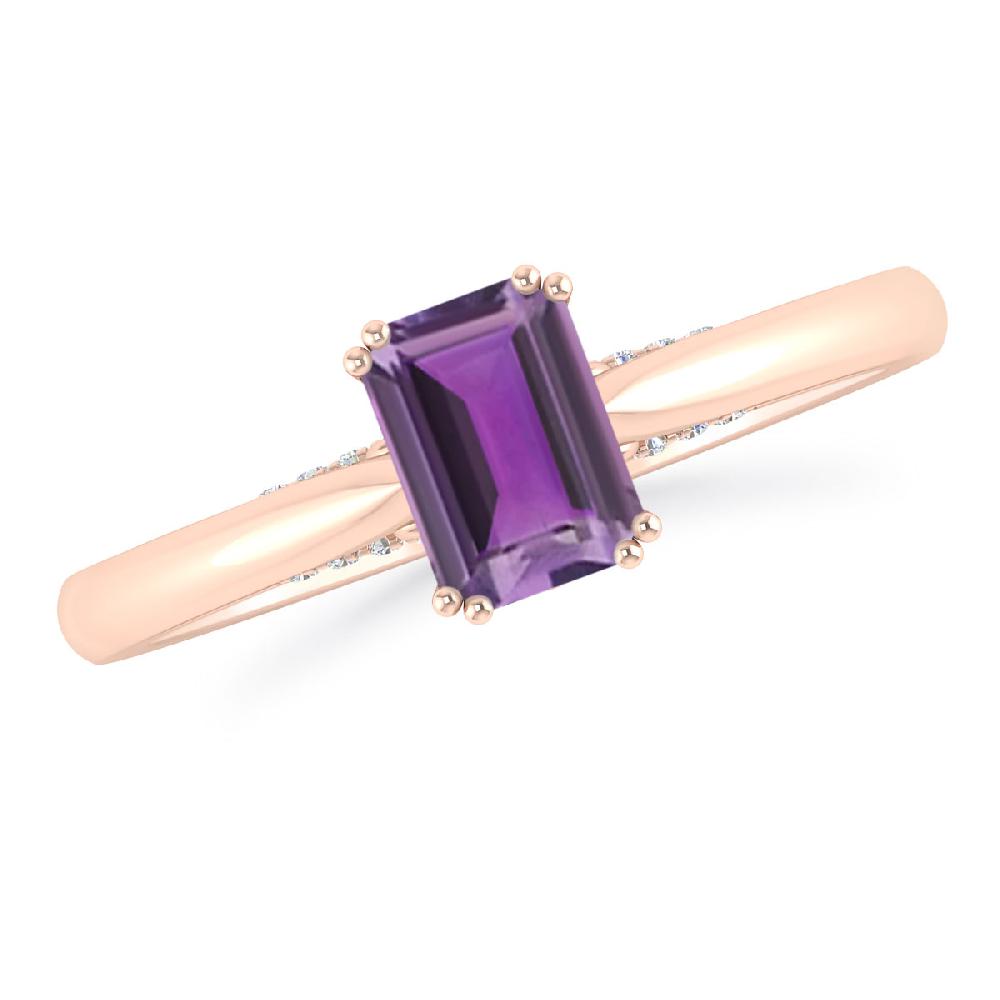 Rose Gold - Amethyst