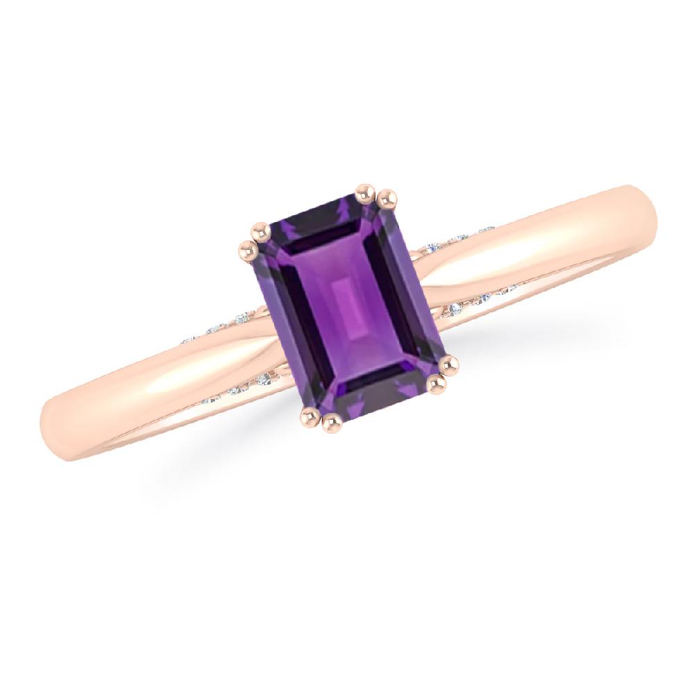 Rose Gold - Amethyst