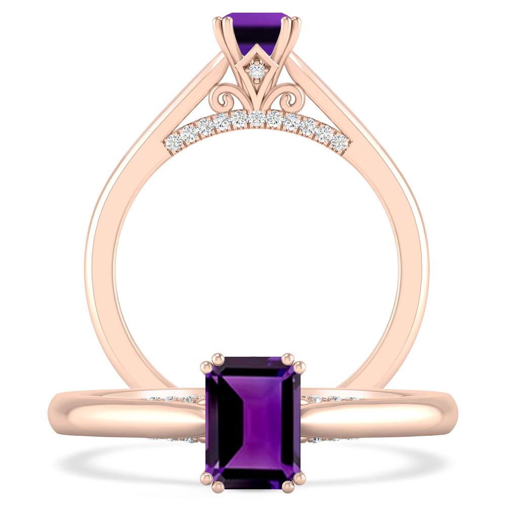 Rose Gold - Amethyst