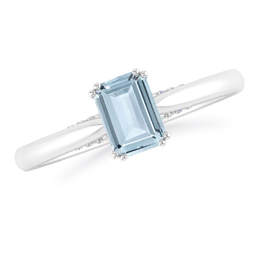 White Gold - Aquamarine