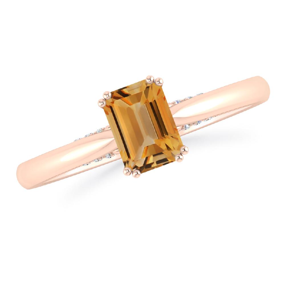 Rose Gold - Citrine