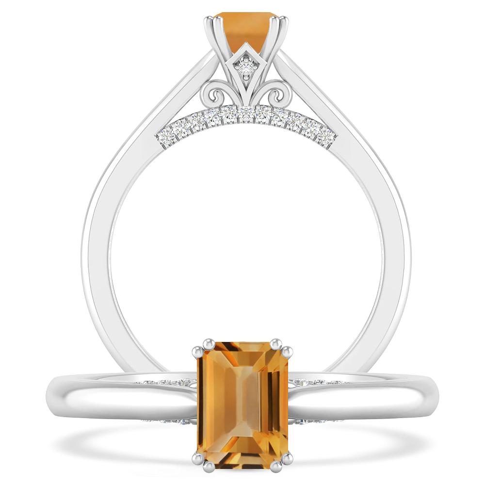 White Gold - Citrine