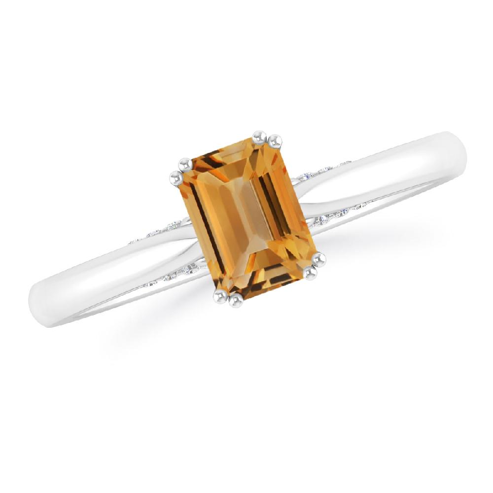 White Gold - Citrine