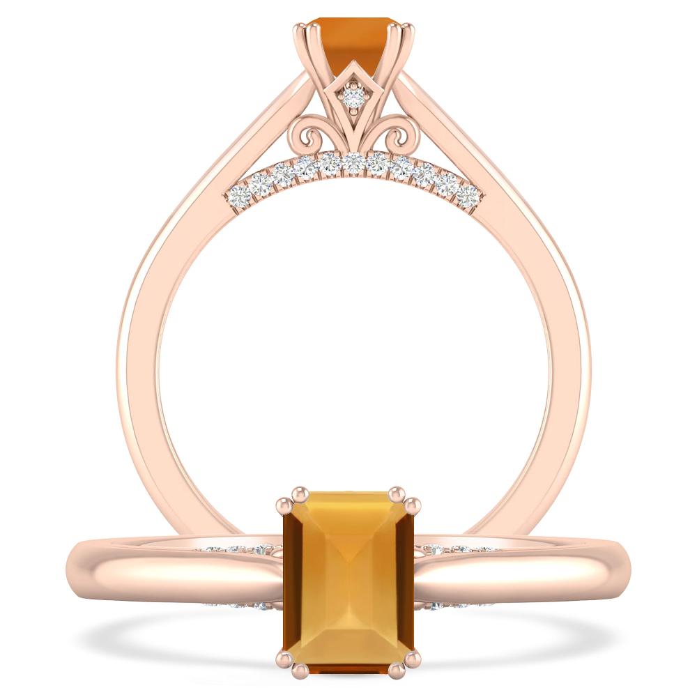 Rose Gold - Citrine