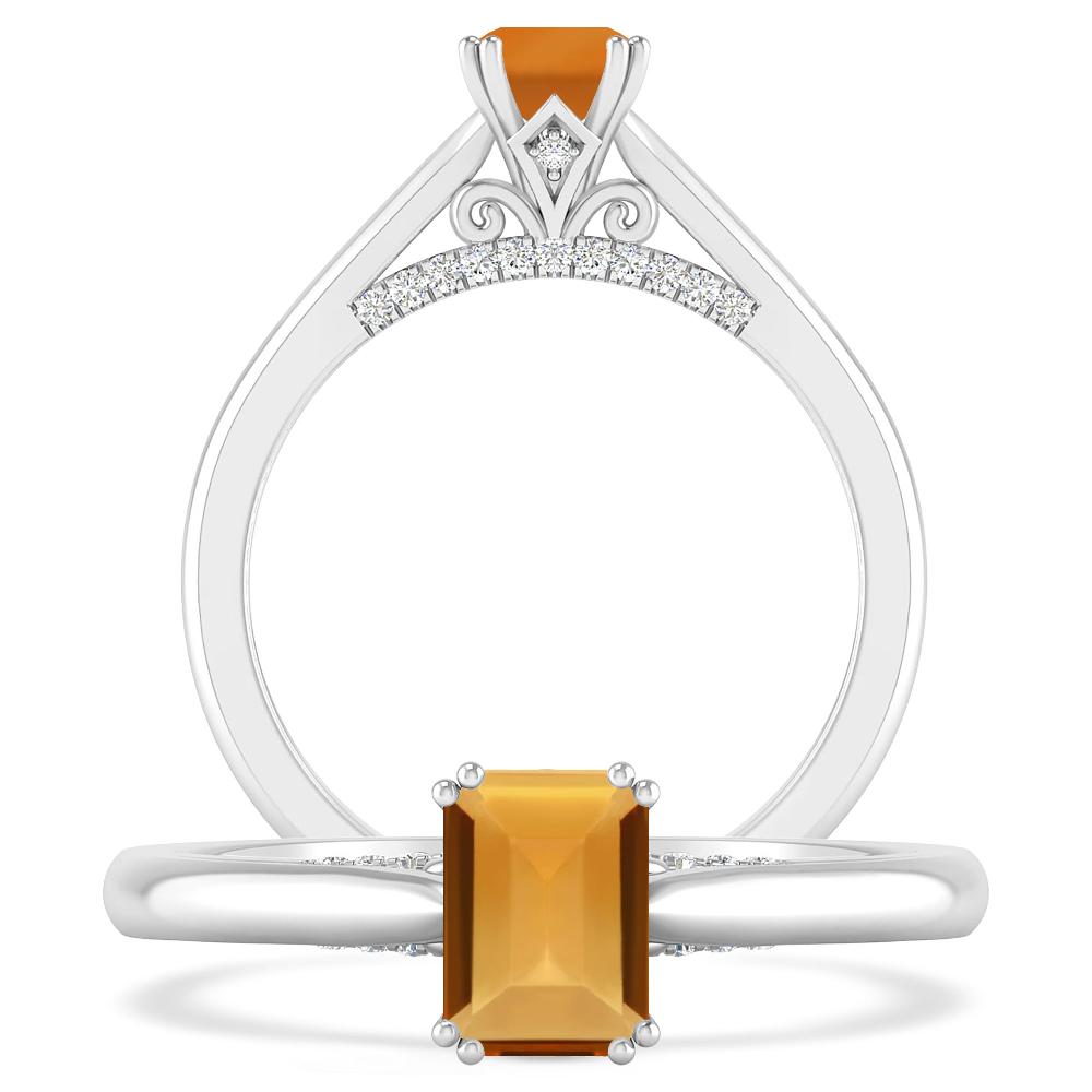 White Gold - Citrine