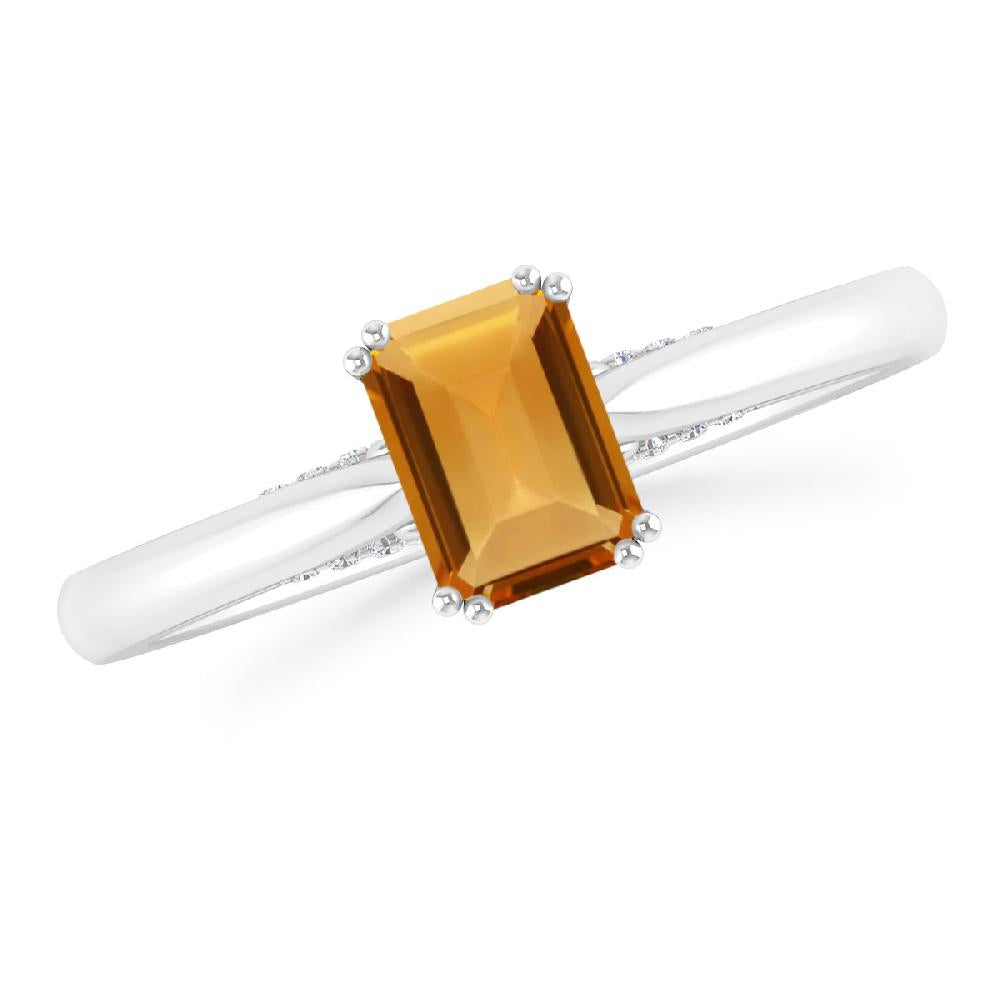 White Gold - Citrine