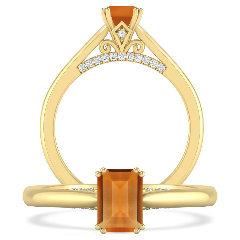 Yellow Gold - Citrine